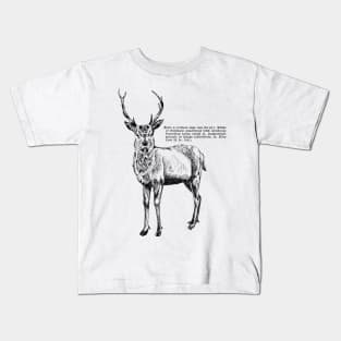 Deer Print Kids T-Shirt
